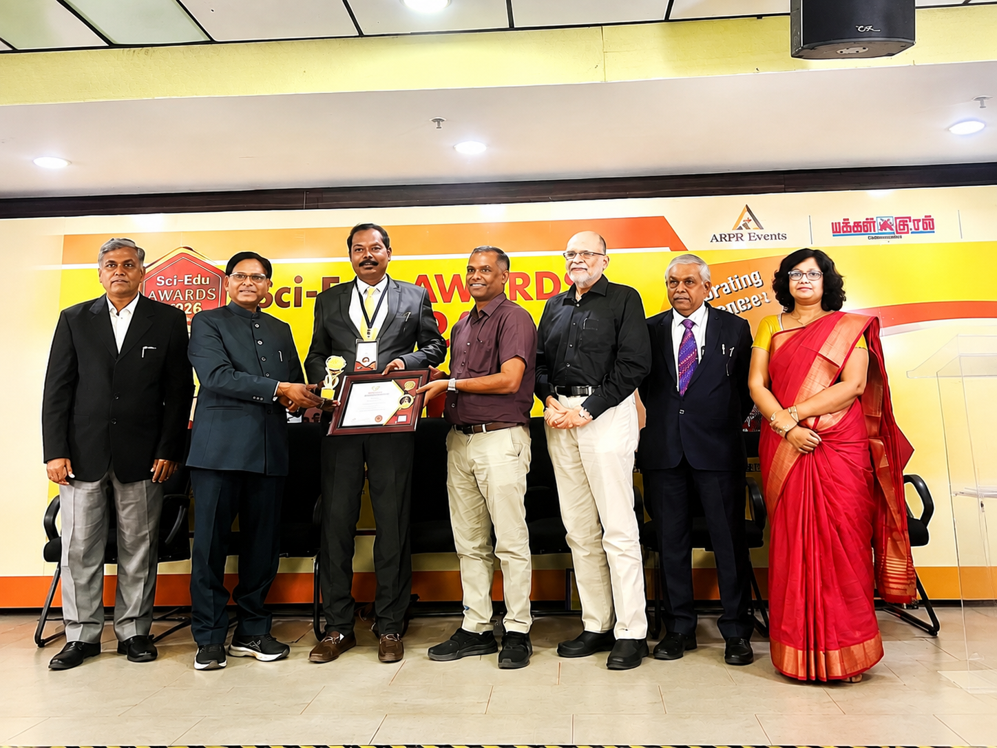 Sci-Edu Awards 2026 Presentation to Dr. M.N. Sankar